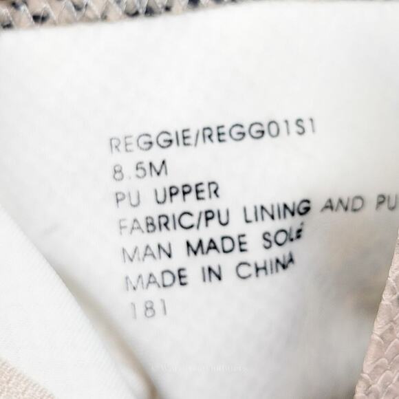 Steve Madden Chunky Block Heel Reggie Chelsea Snake Skin Boots / Booties - Picture 9 of 10